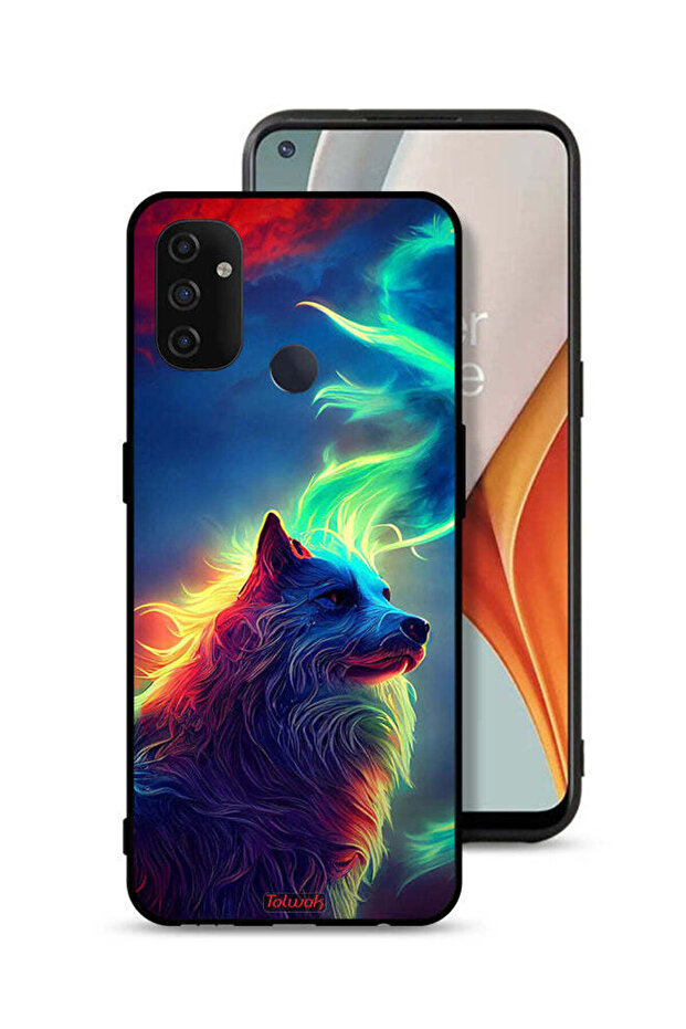 غطاء حماية واقٍ لهاتف OnePlus Nord N100 - ذئب