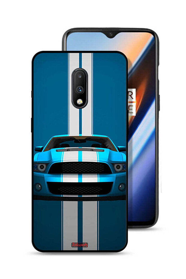 OnePlus 7 Protective Case Cover Car Abstract Art