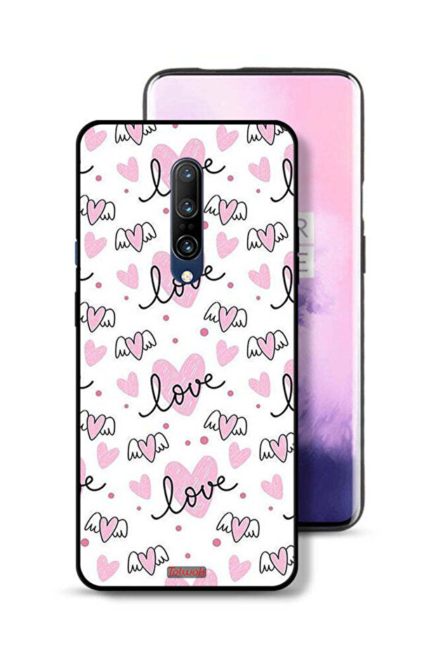 OnePlus 7 Pro Protective Case Cover Love And Heart Art Pattern