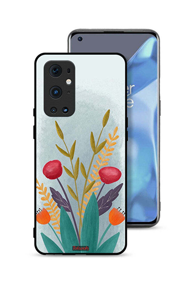 غطاء حماية لهاتف OnePlus 9 Pro 5G برسومات نباتية