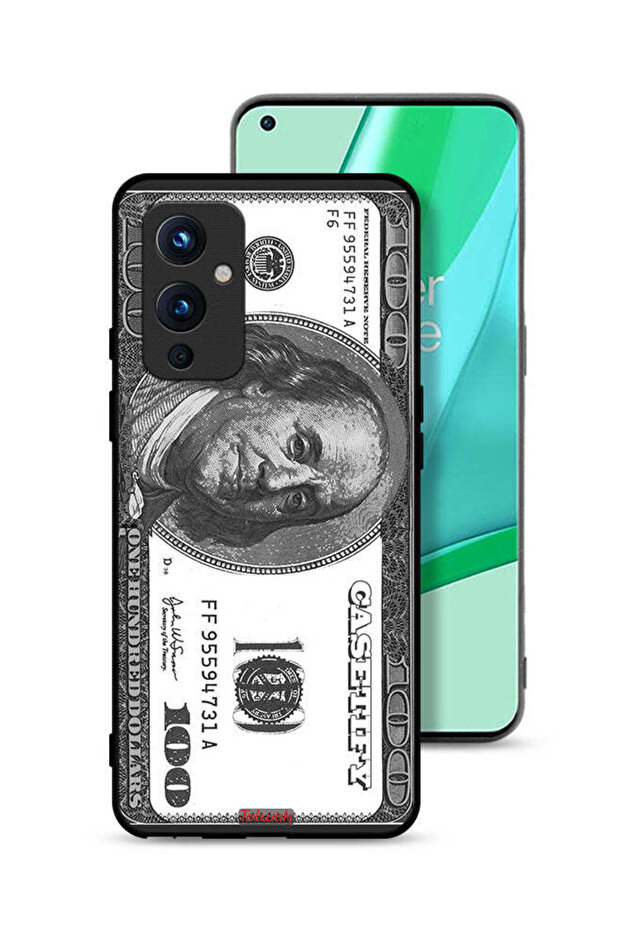 غطاء حماية لهاتف OnePlus 9 5G بنقشة الدولار