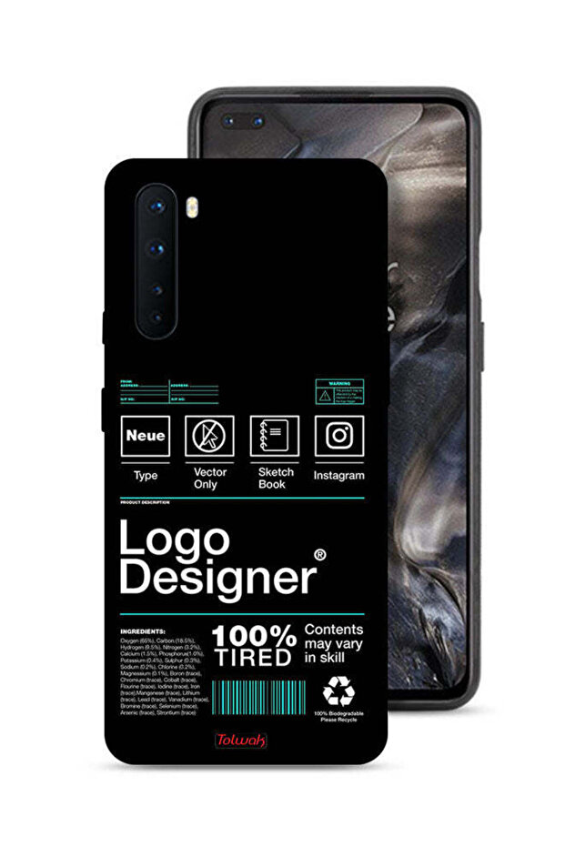 OnePlus Nord Protective Case Cover Logo Designer Sticker
