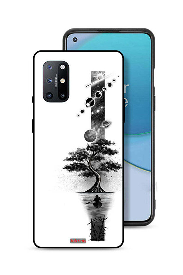 غطاء حماية لهاتف OnePlus 8T Plus 5G بتصميم فن الفضاء الأرضي