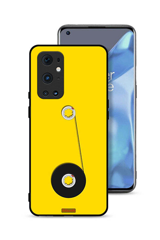 غطاء حماية لهاتف OnePlus 9 Pro 5G برسومات عجلة كاسيت