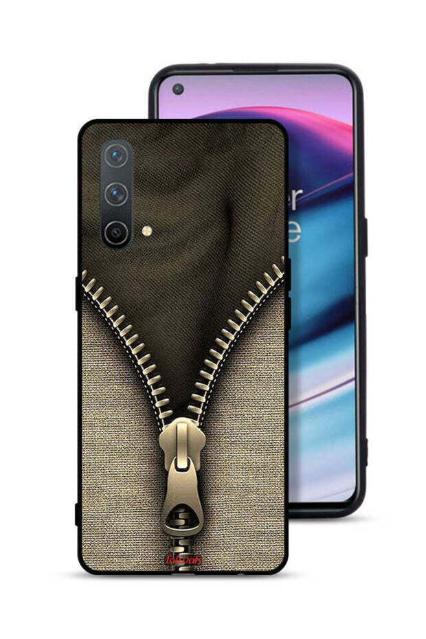 غطاء حماية بنمط سحاب لهاتف OnePlus Nord CE 5G