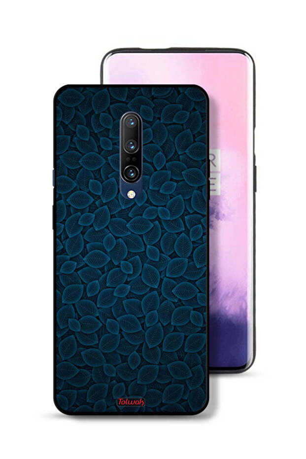 OnePlus 7 Pro Protective Case Cover Digital Art Leaves Pattern