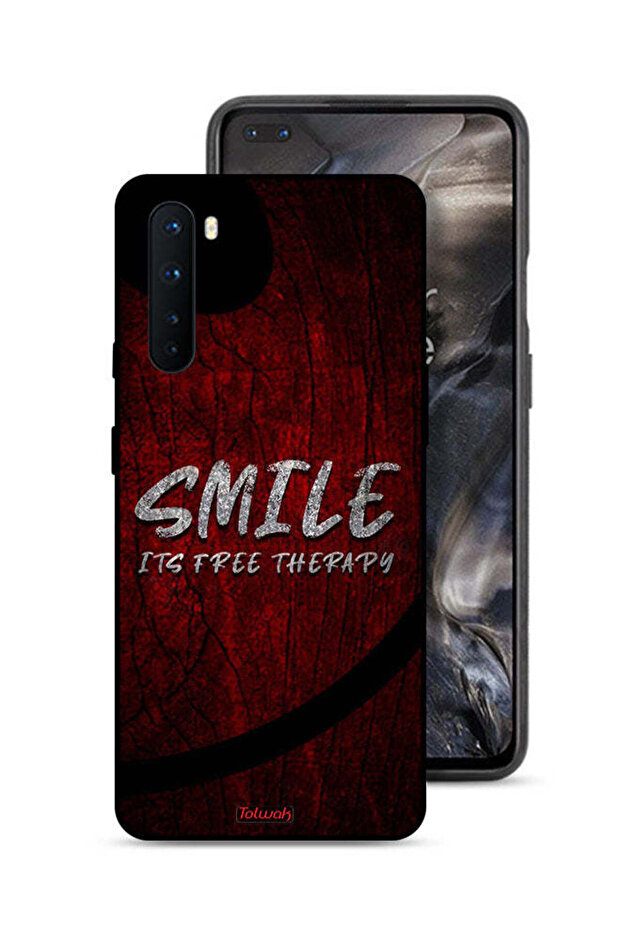OnePlus Nord Protective Case Cover Smile Its Free Therapy