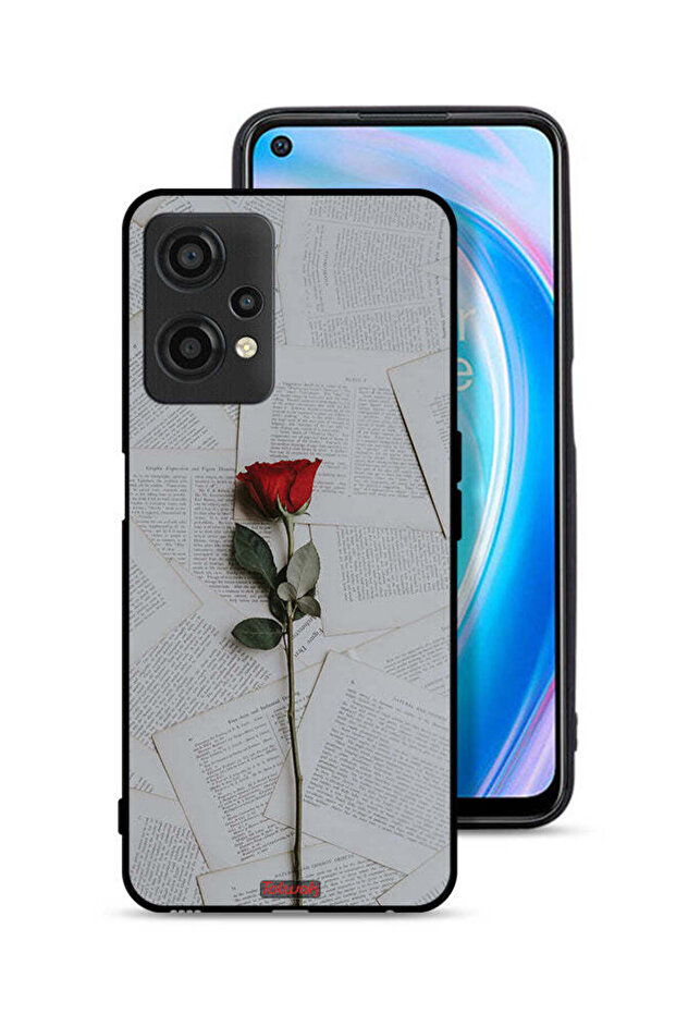 غطاء حماية لهاتف OnePlus Nord CE 2 Lite 5G وردي على ورق