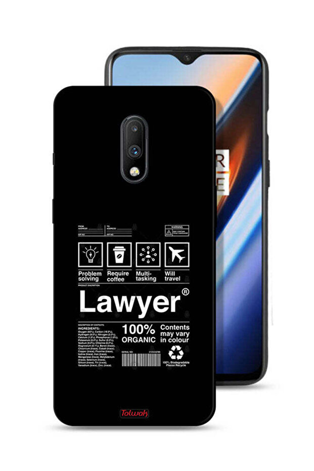 OnePlus 7 Protective Case Cover Lawyer Sticker