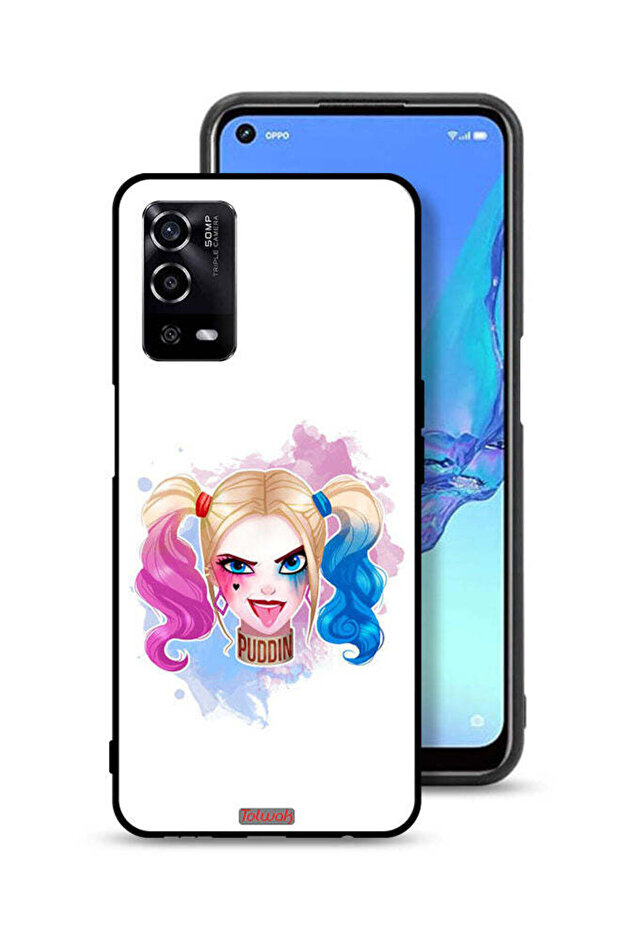 غطاء حماية لهاتف Oppo A55 4G برسومات هارلي كوين