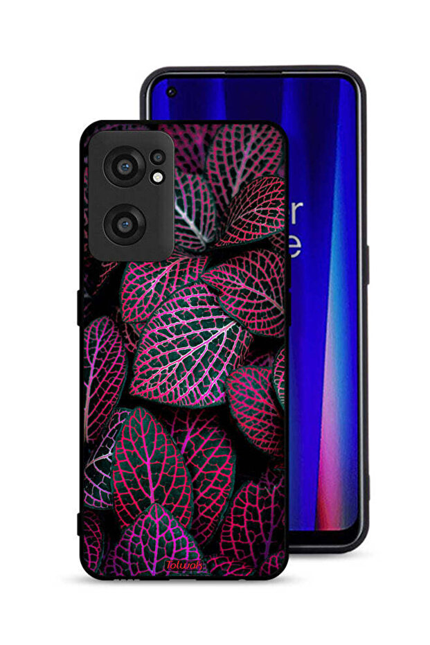 غطاء حماية لهاتف OnePlus Nord CE 2 5G بنقشة أوراق سالجا