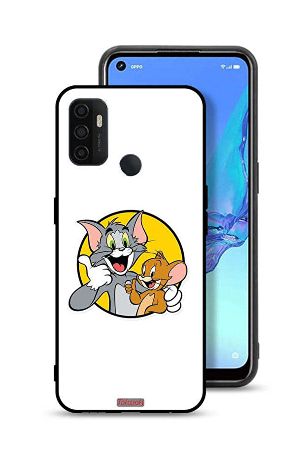 جراب حماية Oppo A32 بتصميم توم وجيري