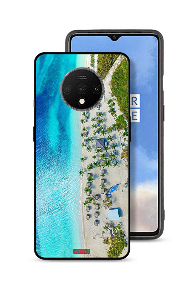 OnePlus 7T Protective Case Cover Beach