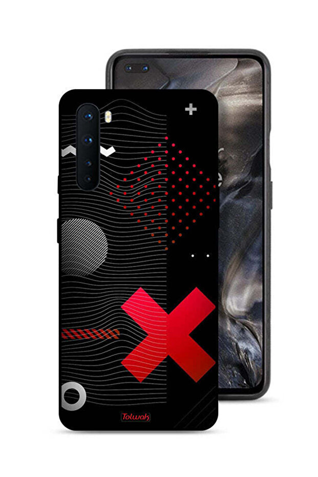 غطاء حماية لهاتف OnePlus Nord بعلامة الصليب