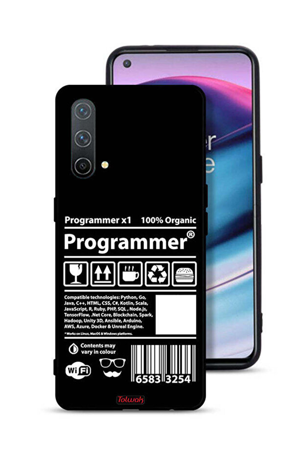 OnePlus Nord CE 5G Protective Case Cover Programmer Sticker
