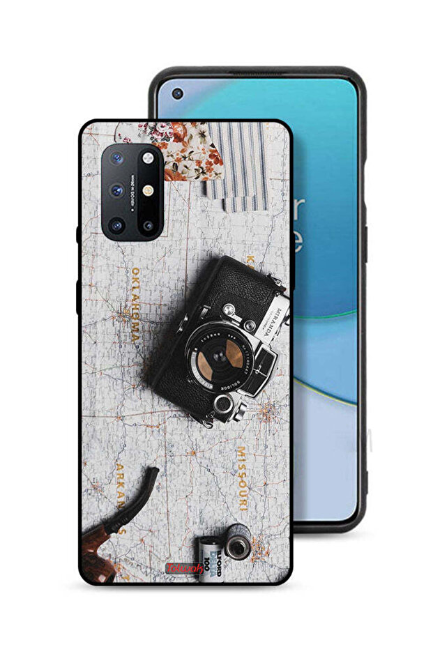 غطاء حماية لهاتف OnePlus 8T 5G بكاميرا كلاسيكية