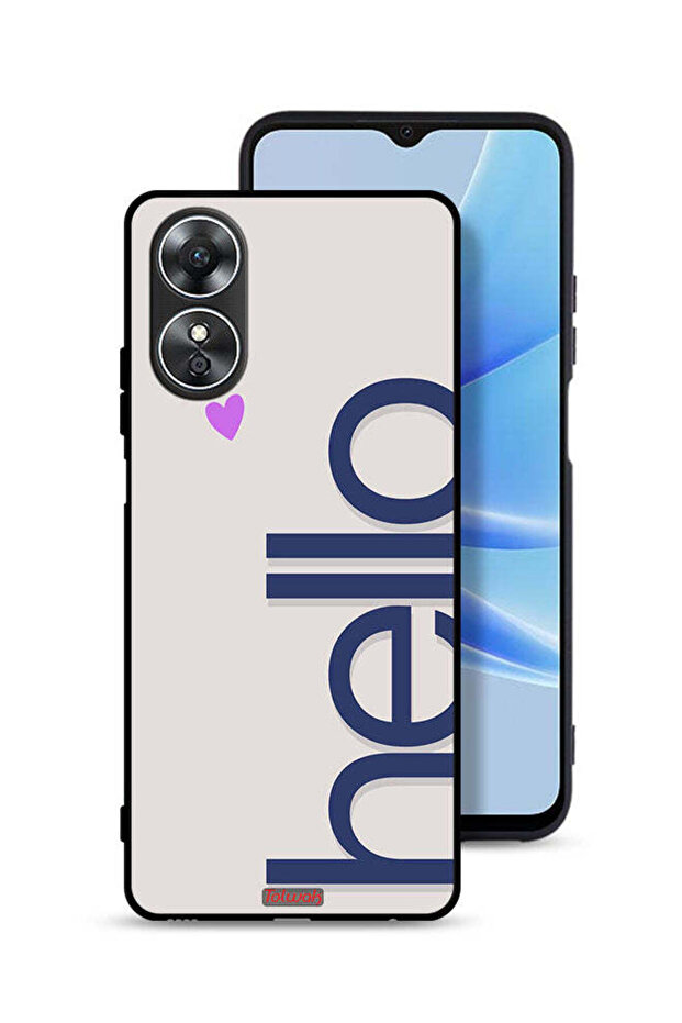Oppo A17 Protective Case Cover Hello