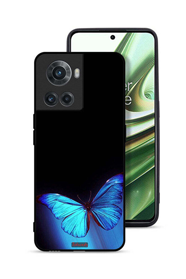غطاء حماية لهاتف OnePlus 10R 5G بنقشة فراشة