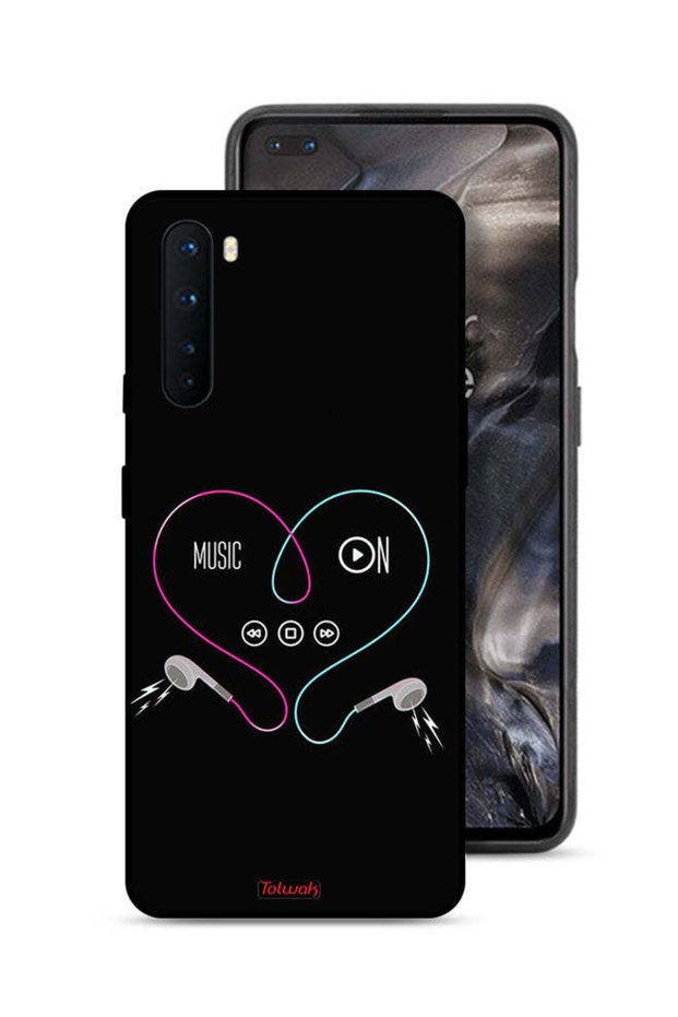 غطاء حماية لهاتف OnePlus Nord مع موسيقى