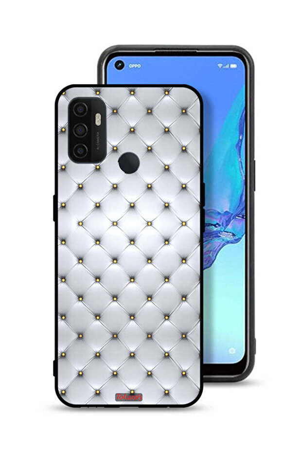غطاء حماية لهاتف Oppo A11s مطبوع عليه دبابيس على القماش
