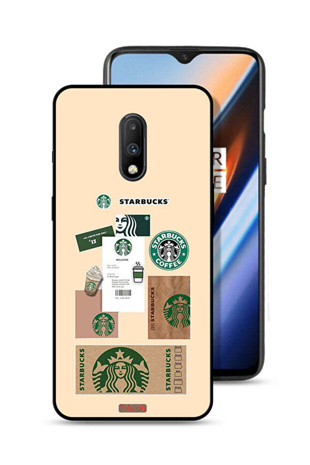 OnePlus 7 Protective Case Cover Coffee Sticker