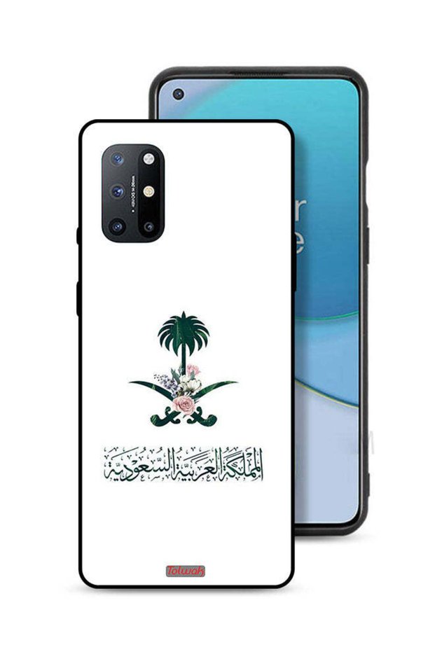 OnePlus 8T 5G Protective Case Cover Kingdom Of Saudi Arabia Sign Of Flowers