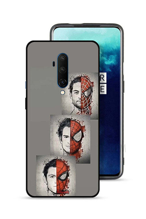 غطاء حماية لهاتف OnePlus 7T Pro برسومات سبايدر مان