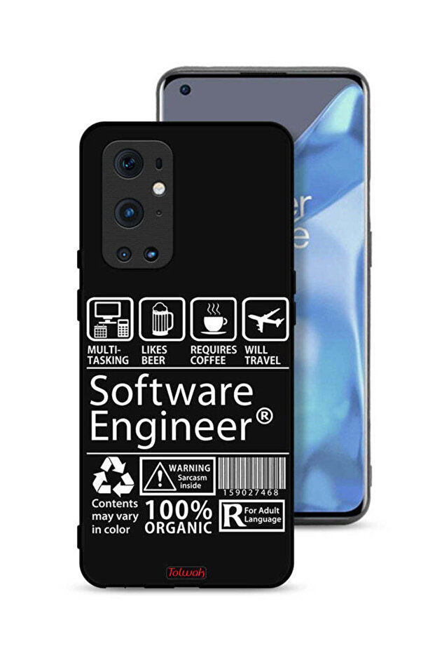 غطاء حماية لهاتف OnePlus 9 Pro 5G، ملصق مهندس برمجيات