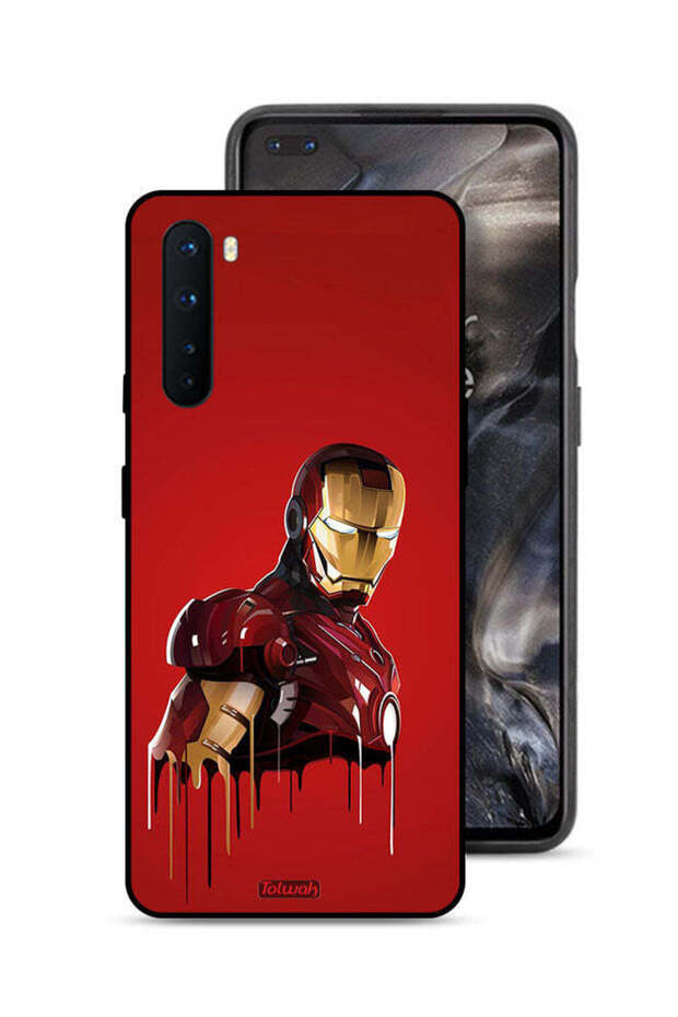 غطاء حماية OnePlus Nord بتصميم الرجل الحديدي