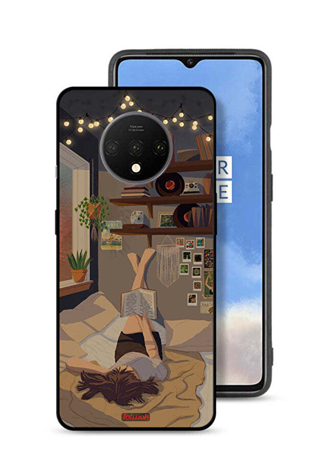OnePlus 7T Protective Case Cover Studying Art