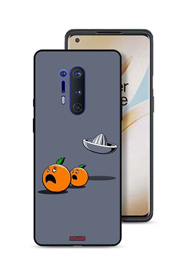 غطاء حماية لهاتف OnePlus 8 Pro بتصميم فني رقمي بسيط وفكاهي