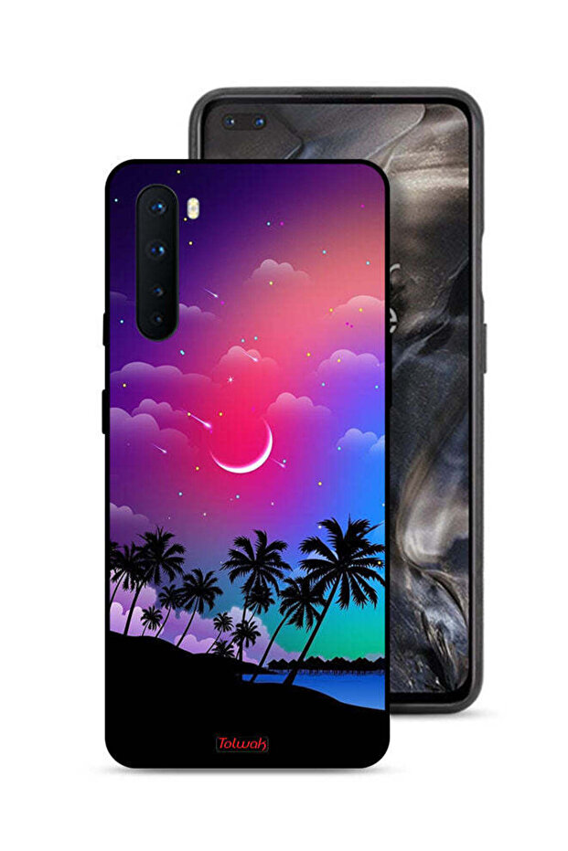 غطاء حماية لهاتف OnePlus Nord - فن القمر في الليل