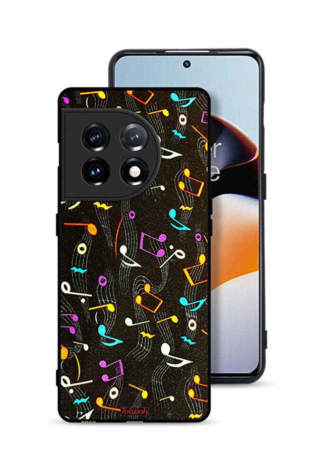 OnePlus 11 5G Protective Case Cover Music Fabric Pattern