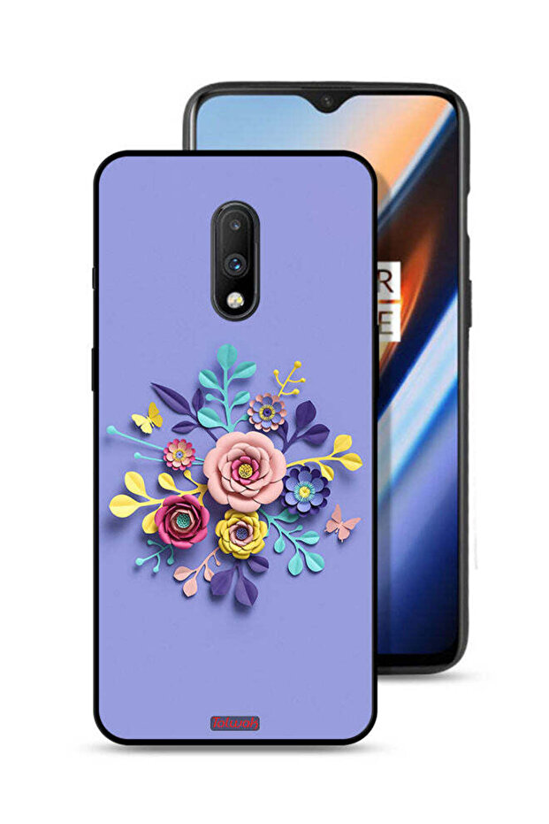 OnePlus 7 Protective Case Cover Flowers Art