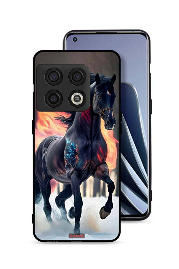 غطاء حماية لجهاز OnePlus 10 Pro 5G بتصميم حصان عالي الوضوح