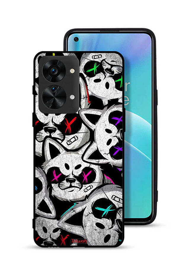 غطاء حماية لهاتف OnePlus Nord 2T 5G بنقشة قطط مارشميلو