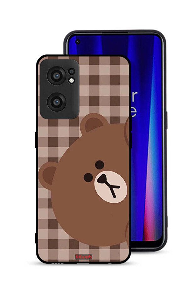 غطاء حماية لهاتف OnePlus Nord CE 2 5G بتصميم دب تيدي