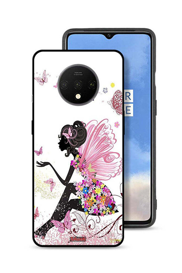 OnePlus 7T Protective Case Cover Butterfly Girl Artwork