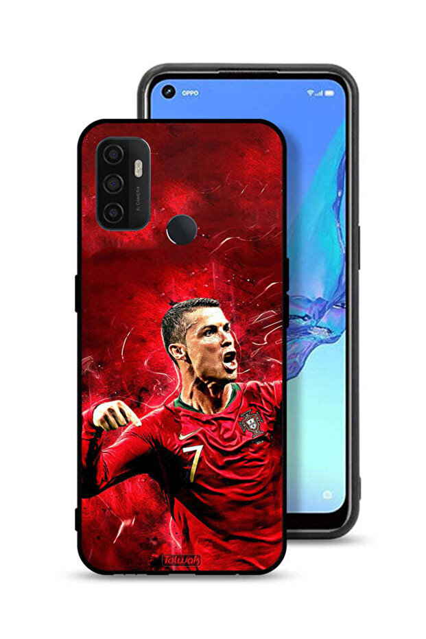 غطاء حماية لهاتف Oppo A53s كريستيانو رونالدو