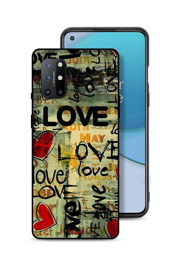 غطاء حماية لهاتف OnePlus 8T 5G مع علامات الحب
