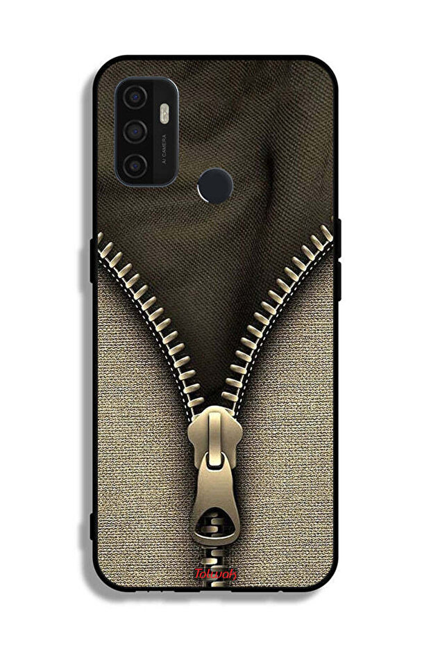 غطاء حماية بنمط سحاب لهاتف Oppo A32 - 2