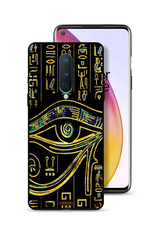 غطاء حماية لهاتف OnePlus 8 بتصميم عين فنية