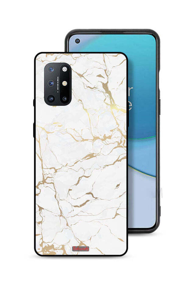 غطاء حماية لهاتف OnePlus 8T Plus 5G بنمط رخامي