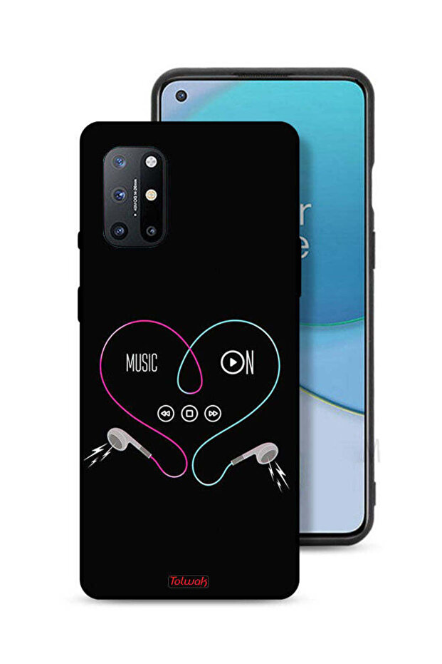غطاء حماية لهاتف OnePlus 8T 5G مع موسيقى