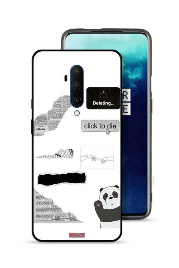 OnePlus 7T Pro Protective Case Cover Panda Sticker