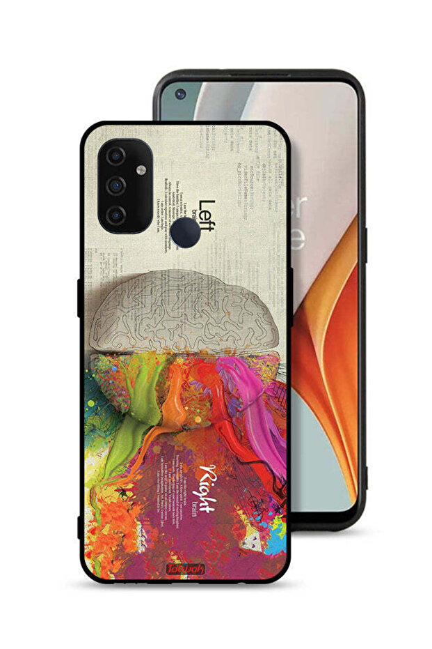 غطاء حماية OnePlus Nord N100 بتصميم تجريدي لعلم الدماغ