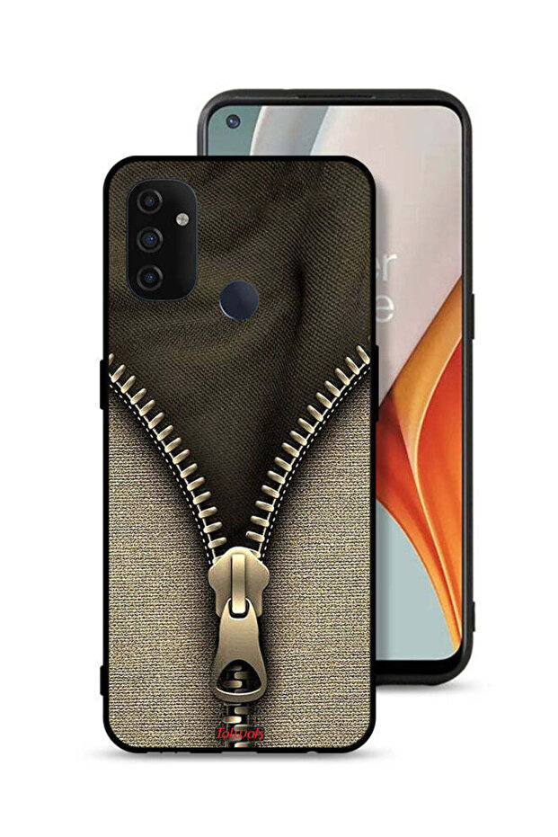 غطاء حماية بنمط سحاب لهاتف OnePlus Nord N100