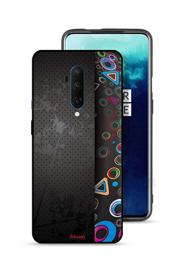 غطاء حماية بنمط لهاتف OnePlus 7T Pro - 1