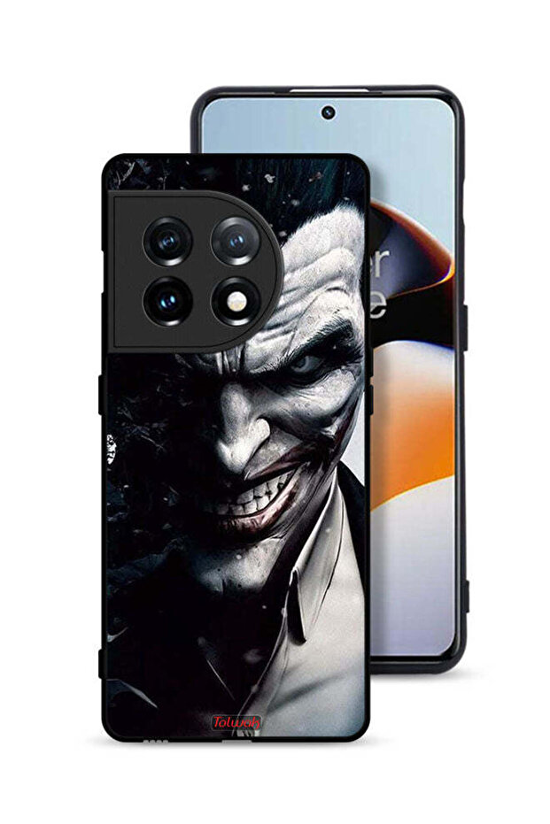 غطاء حماية لهاتف OnePlus 11 5G بتصميم نصف وجه الجوكر