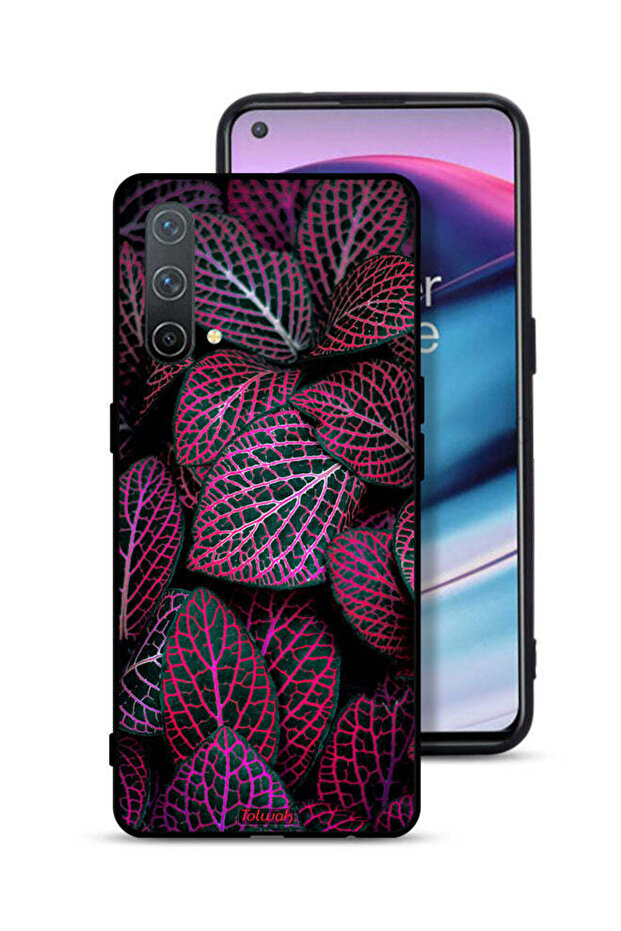غطاء حماية لهاتف OnePlus Nord CE 5G بنقشة أوراق سالجا